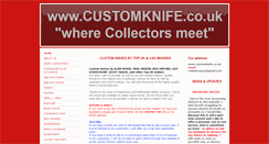 Desktop Screenshot of customknife.co.uk