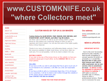 Tablet Screenshot of customknife.co.uk